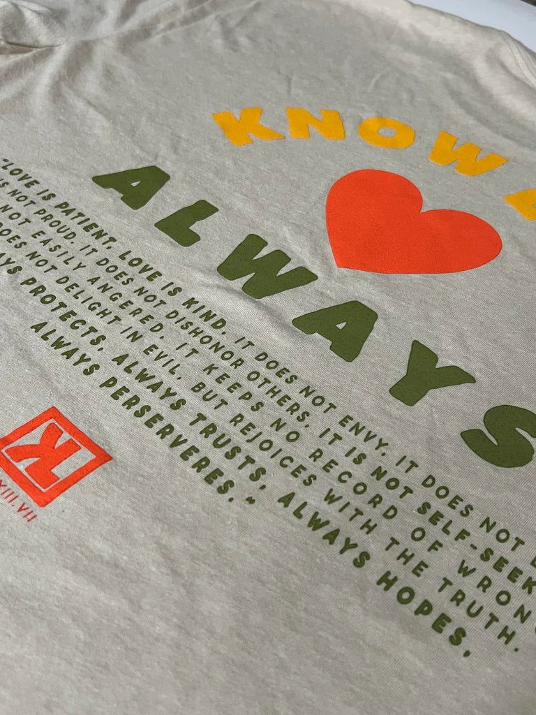 KNOW LOVE ALWAYS - NATURAL